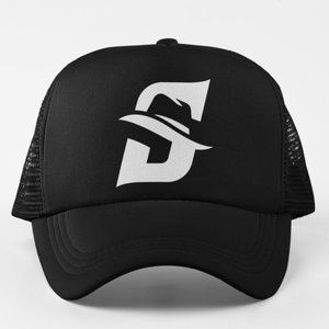 NEW Stetson Hatters Foam Trucker Mesh Snapback Hat BLACK